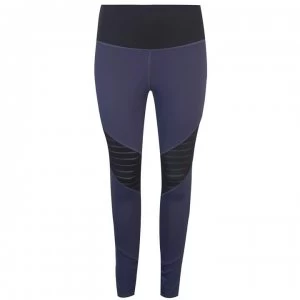 Image of Reebok Mesh Tights Ladies - Heritage Navy