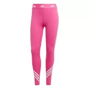 Image of adidas Techfit 3-Stripes Leggings Womens - Semi Lucid Fuchsia