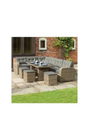 Image of Rowlinson Thornbury Corner Dining Set Natural