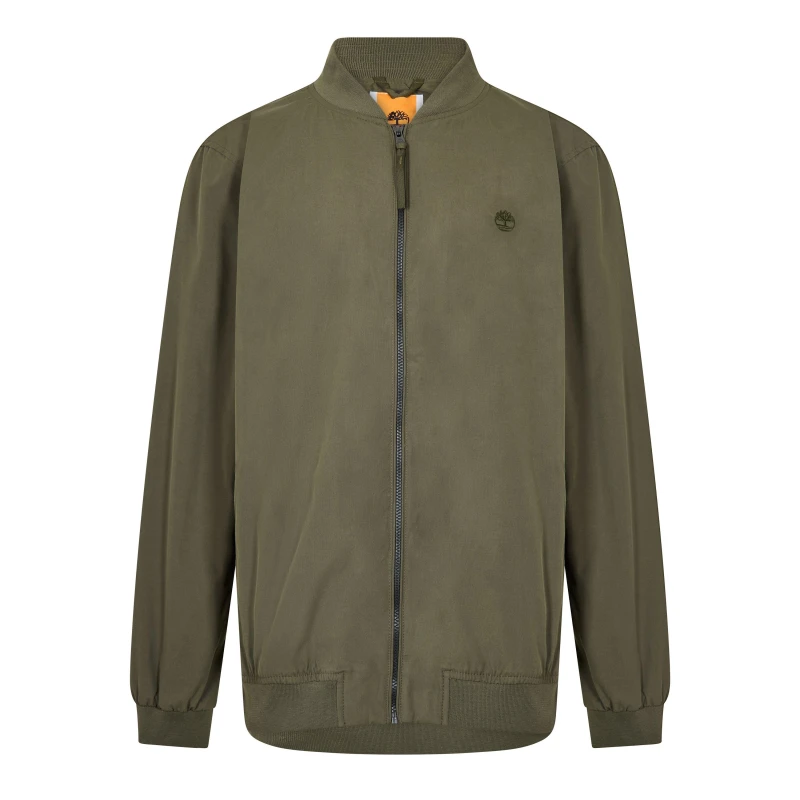 Image of Timberland Mens DWR Bomber Jacket Leaf Green male S