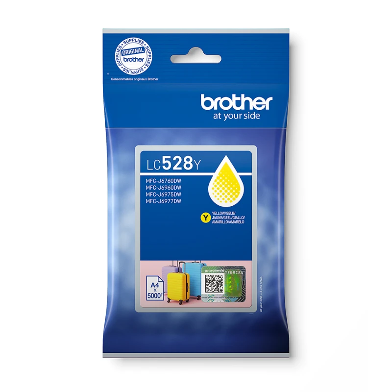 Image of Brother LC-528Y Ink cartridge yellow extra High-Capacity. 5K pages ISO