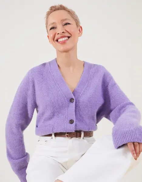 Image of Accessorize Womens Brown Leather Round Buckle Jeans Belt, Size: M