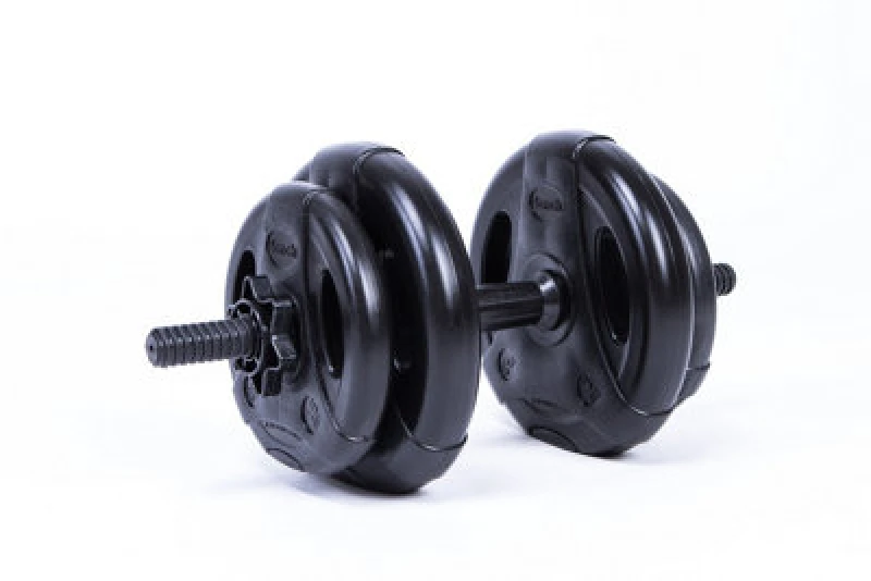 Image of Bench Bench 10KG Adjustable Dumbbell Set in Black One Size Unisex 5055201329554