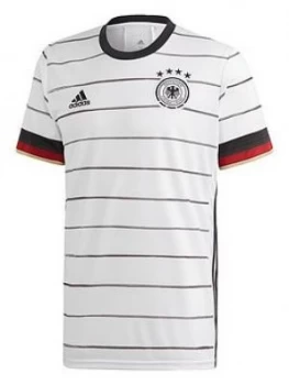 Image of Adidas Junior Home Germany Euro 2020 Replica Shirt - White/Black