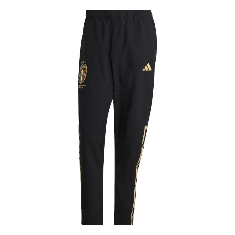 Image of adidas Italy 125th Anniversary Training Bottoms 2022 2023 Adults - Black XS