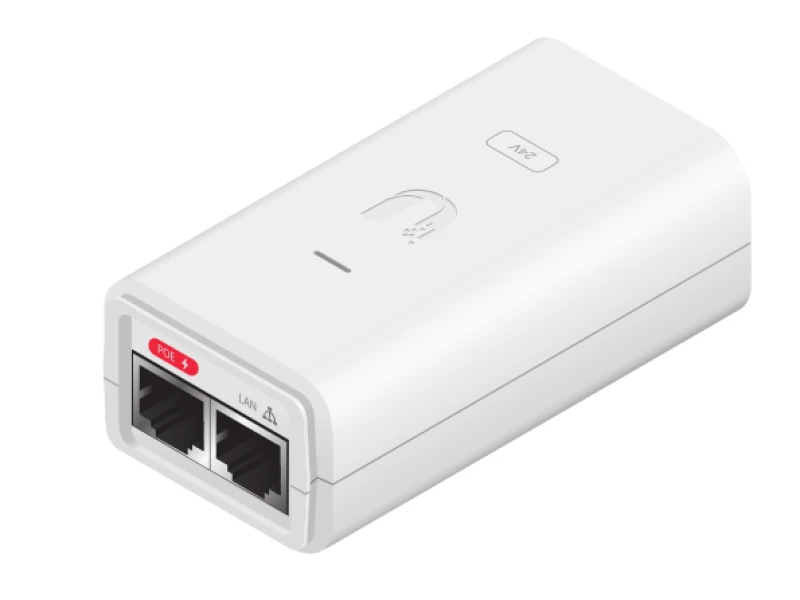 Image of Ubiquiti POE-24-12W-G-WH PoE adapter Gigabit Ethernet 24 V