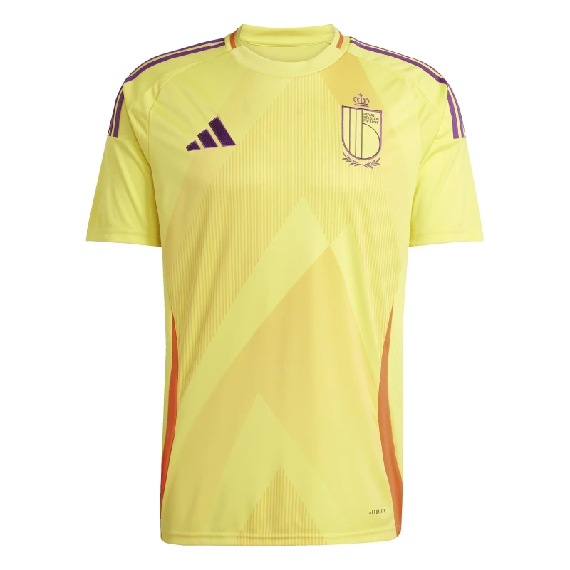 Image of adidas Belgium Away Shirt 2025 Mens Impact Yellow male M