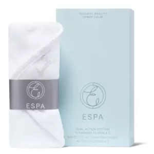 Image of ESPA Dual Action Cotton Cleansing Cloths (Set of 3)