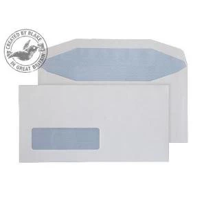 Image of Purely Everyday Mailer Gummed Low Wndw White 90gsm DL 121x235 Ref