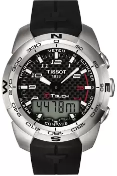 Image of Mens Tissot T-Touch Expert Alarm Chronograph Watch T0134201720200