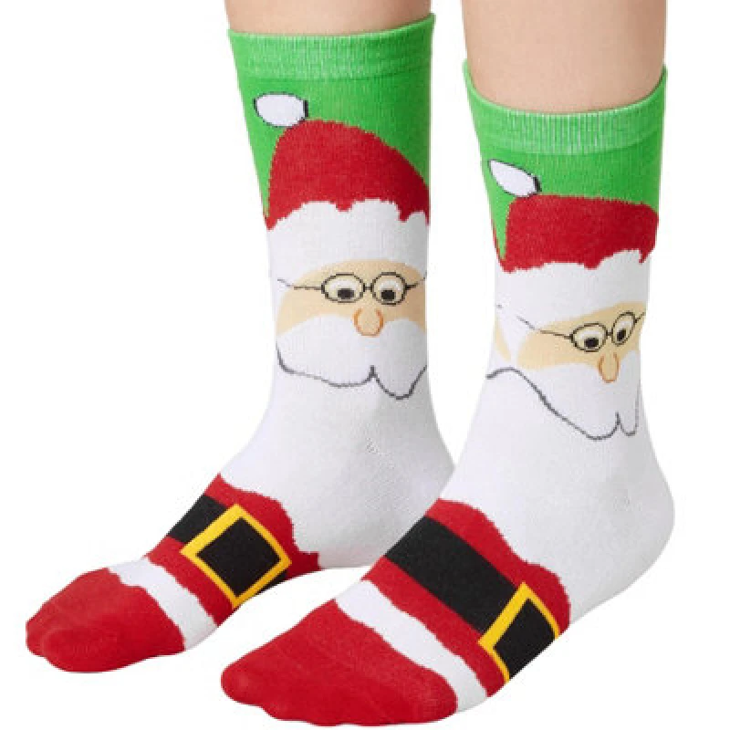 Image of Tectake Christmas Socks With Santa Motif 35-38 - 303502