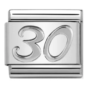 Image of Nomination CLASSIC Silvershine Oxidised Symbols 30 Charm 330101/22