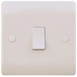 Image of ESR Sline 20A White 1G Double Pole 230V Electric Wall Plate Switch