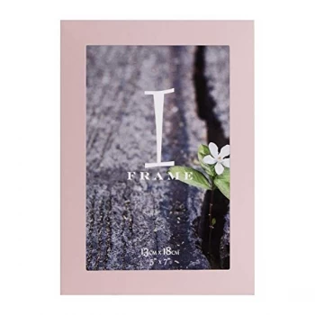 Image of 5" x 7" - iFrame Aluminium Pink Photo Frame
