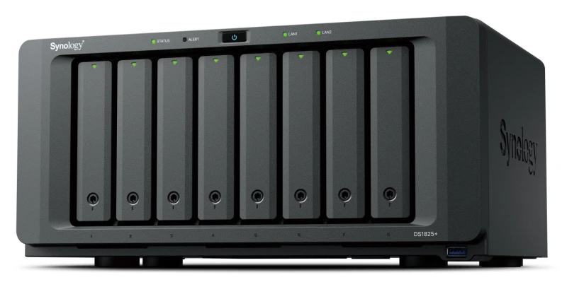 Image of Synology DS1825+ 8GB RAM 8 Bay SATA Desktop NAS Expansion Enclosure DS1825+