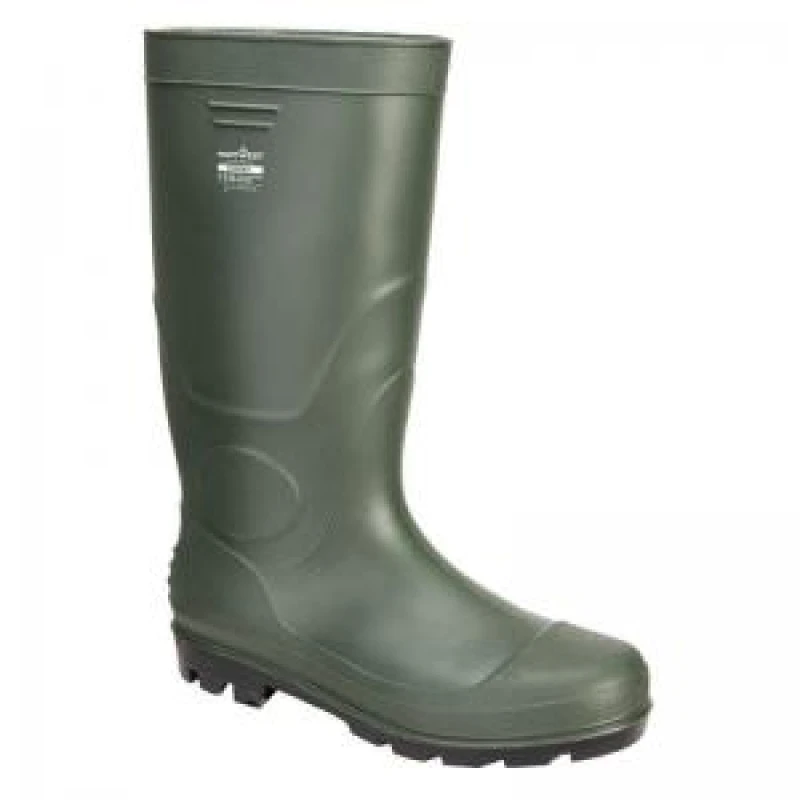Image of Portwest PVC Non Safety Wellington Boots FW90GNR40 Colour: Green