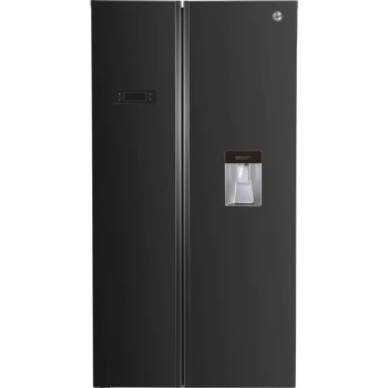 Image of Hoover HHSBSO6174BW 529L American Style Freestanding Fridge Freezer