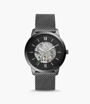 Image of Fossil Men Neutra Automatic Smoke Stainless Steel Watch