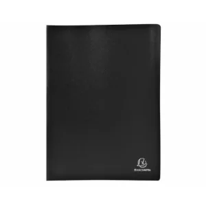 Image of Exacompta Display Books PP Eco A4, 100 Pkts, Black, Pack of 8