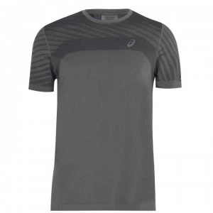 Image of Asics Seamless T Shirt Mens - Grey/Grey