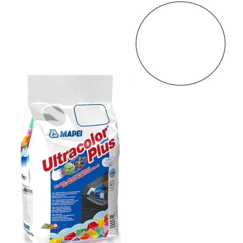 Image of MAPEI Mapei Ultracolor Plus Grout 103 Moon White 5kg 6010305A