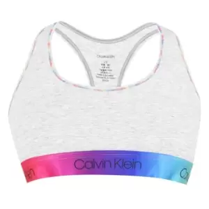 Image of Calvin Klein Underlined Bralet - Grey