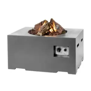 Image of Happy Cocooning Rectangular Cocoon Fire Pit - Grey
