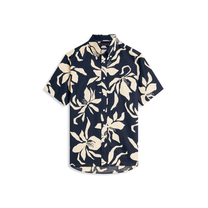 Image of Tommy Hilfiger Tommy LinenFlwr Shrt Sn62 Dark Night Navy male S