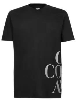 Image of C.P COMPANY Men 30/1 Jersey Gauze Black