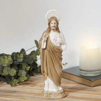 Image of Faith & Hope Ceramic Figurine - Jesus Christ - Large