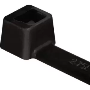 Image of HellermannTyton 111-15050 T150R-HS-BK-C1 Cable tie 365mm 7.60 mm Black Weatherproof 100 pc(s)