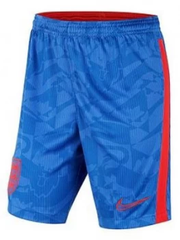 Image of Nike Junior England Away Stadium Shorts - Blue