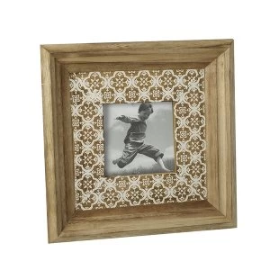 Image of Wooden Photo Frame By Heaven Sends