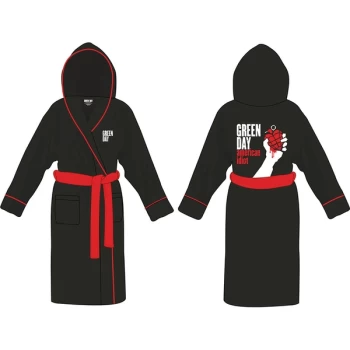 Image of Green Day - American Idiot Unisex Small - Medium Bathrobe - Black