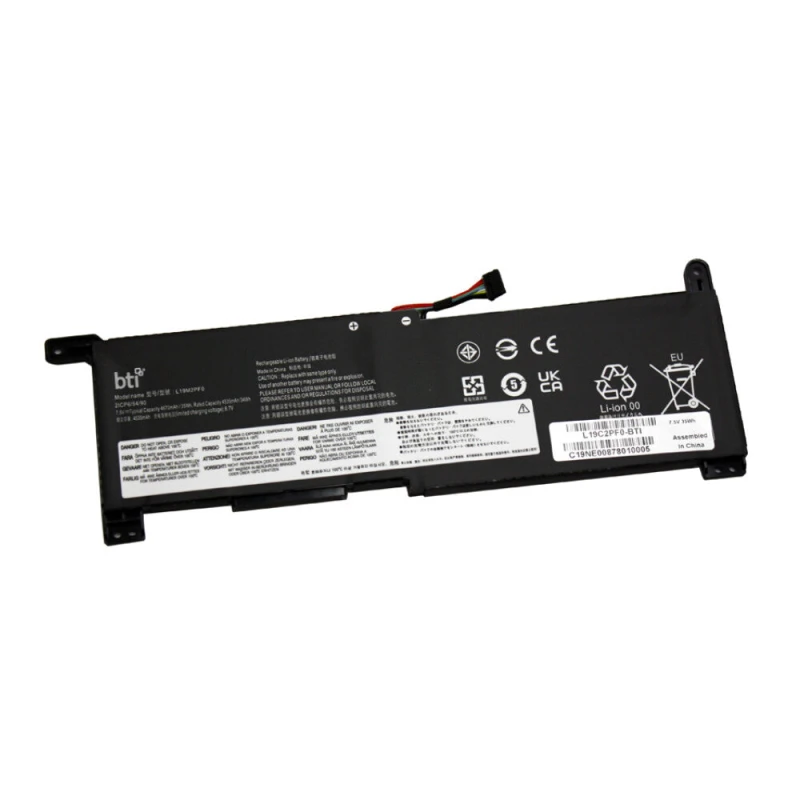 Image of BTI BTI L19M2PF0 compatible 34Wh 2-cell battery for Lenovo IdeaPad 1 14ADA05 IDEAPAD SLIM 1 L19M2PF0-BTI