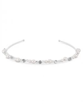 Image of Jon Richard Poppy Pearl Crystal Headband