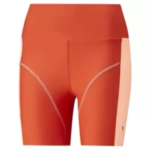 Image of Puma Womens Marathon 6" Shorts - Orange