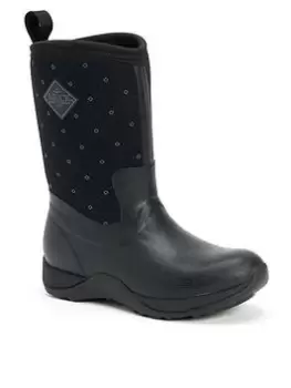 Image of Muck Boots Arctic Weekend Mid Wellington Boots - Black, Size 5, Women
