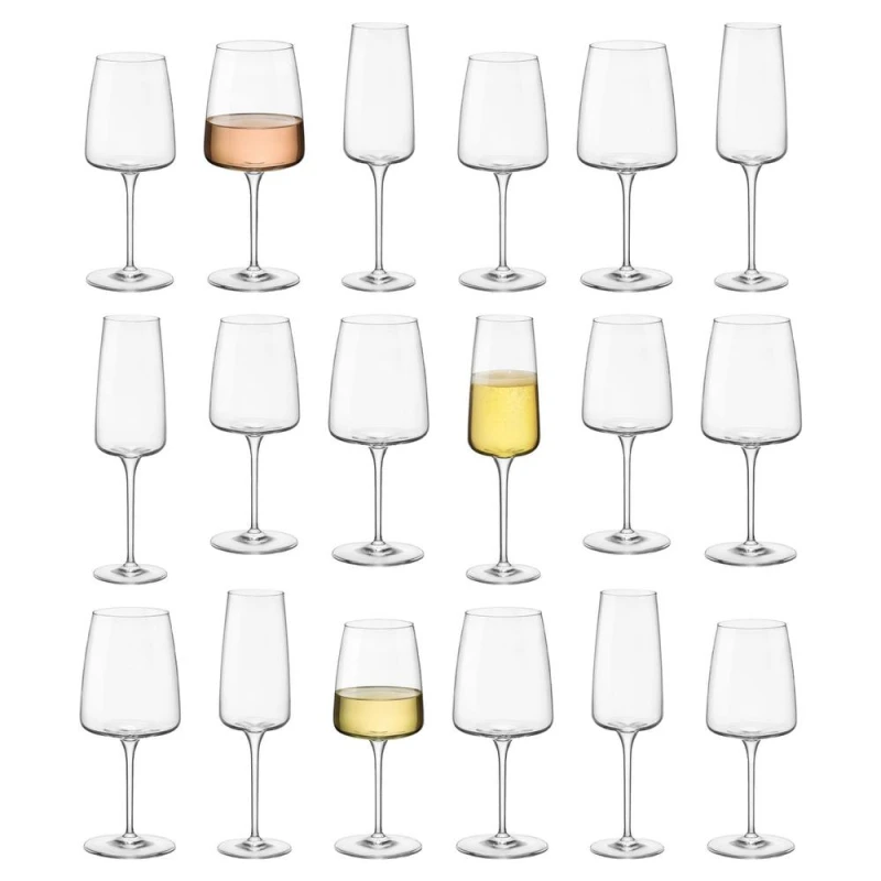 Image of Bormioli Rocco 18pc Nexo Glass Stemware Set in Clear Clear Unisex