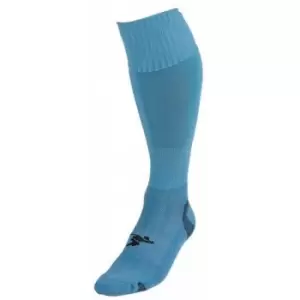 Image of Precision Unisex Adult Pro Plain Football Socks (7 UK-11 UK) (Sky Blue)