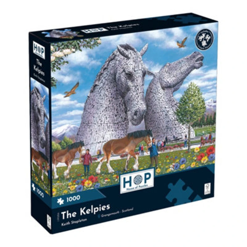 Image of The House of Puzzles The Kelpies 1000 Piece Jigsaw Puzzle