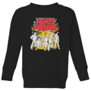 Image of Scooby Doo Heavy Meddle Kids Sweatshirt - Black - 7-8 Years