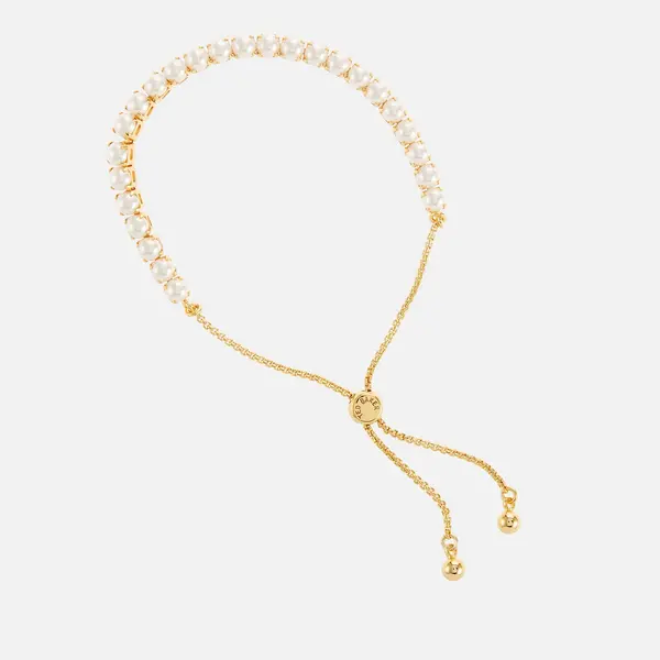 Image of Ted Baker Perrmel Gold-Plated Adjustable Tennis Bracelet Gold female TBJ3828-02-28