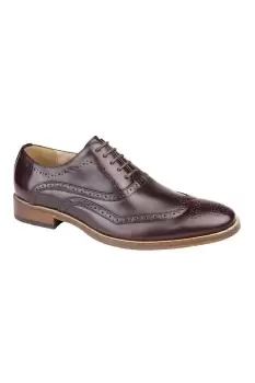 Image of Wing Capped Brogue Oxford Shoes