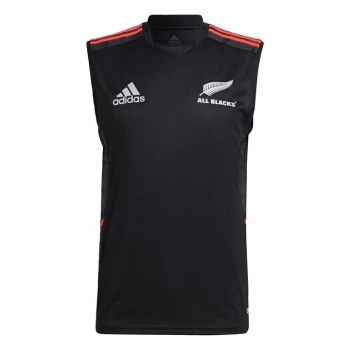 Image of adidas All Blacks Rugby Performance Singlet Mens - Black