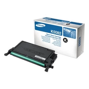 Image of Samsung CLT K5082S Black Standard Yield Toner Cartridge SU189A