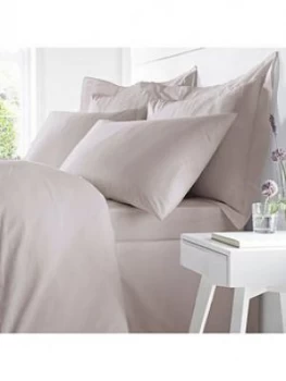 Image of Bianca Cottonsoft Bianca Egyptian Cotton King Size Fitted Sheet In Blush