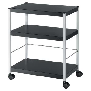 Image of Fast Paper Multipurpose Three Shelf Trolley - Medium