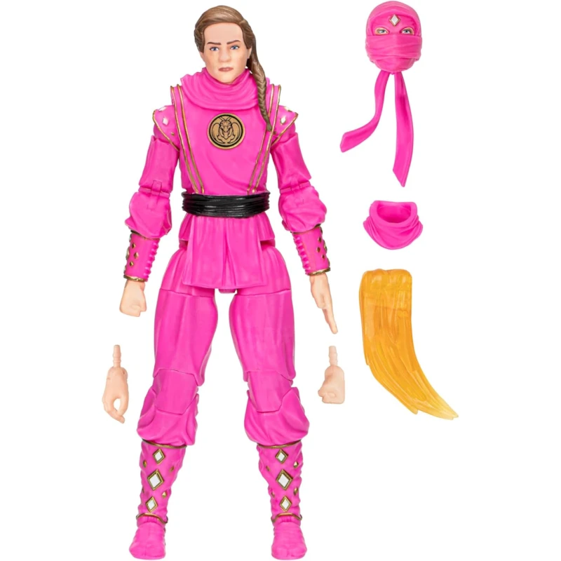 Image of Power Rangers x Cobra Kai Ligtning Collection Action Figure Morphed Samantha LaRusso Pink Mantis Ranger 15 cm