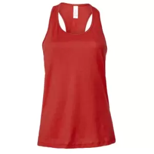 Image of Bella + Canvas Womens/Ladies Jersey Racerback Tank Top (XL) (Red)